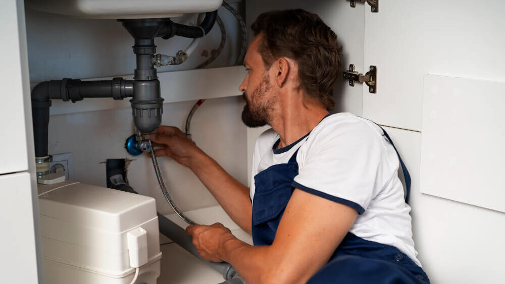 water heater-installation-hot water-services-aircon gold-man doing services- plumbing professional-expert team-HVAC Repair-our services